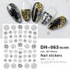 Redanco nuevos explosiones de red social 3D patrón DIY pegatinas para decoración de uñas con calcomanías adhesivas para uñas al por mayor DH-063