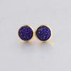 Aretes Gymnus de 10 mm acero inoxidable chapado en oro real racimo de cristal mineral aretes Gymnus AliExpress Amazon