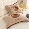 Toalla de almohada de gasa de cuatro capas de animal de dibujos animados clase A Algodón Algodón Suave Antideslizante Toalla de almohada Hogar Disponible para las cuatro estaciones
