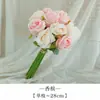 Direto da Fábrica simulação 12 pequenas rosas tecido de seda de alta qualidade flor artificial buquê diy para fotografia de casamento nupcial