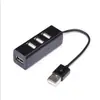 Hub USB Regleta Hub Pequeña 2.0 Mini Pequeño Hub de 4 Puertos Mini Compacto Hub USB Uno a Cuatro