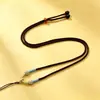 Cordón para Colgante Ajustable Tejido a Mano Cordón para Collar con Colgante de Jade Accesorios de Cuerda Multicolores