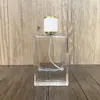 Yy112-50Ml Directo de Fábrica Perfume Simple Botella de Vidrio Vacía Cosméticos Botella con Atomizador Conveniente Botella Recargable