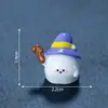 Novo produto transfronteiriço: Acessórios criativos DIY de fantasmas de doces de Halloween em miniatura, enfeites em miniatura para carros