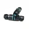 Conector impermeable IP68 recto de 2 núcleos 3 núcleos uno de entrada uno de salida conector impermeable farola exterior hogar pequeño