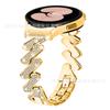 Adecuado para Samsung Watch6 Correa de Reloj de Diamantes en Forma de 7 Correa de Reloj7 Interfaz Curvada Especial Correa de Reloj Inteligente
