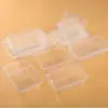 Caja Rectangular Desechable de PP Grueso con Cierre para Comida para Llevar Comida Rápida Caja Fresca Se Puede Formular Vajilla Comida Disponible
