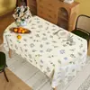 Mantel Estilo Retro Americano, Impermeable, Resistente al Aceite, Lavable, Mantel Rectangular para Mesa de Comedor, Lujo Ligero, Sensación de Alta Gama, Nuevo Modelo 2025 Mantel para Mesa de Café