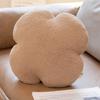 Almofada de Amor Creme Francês Simples Trevo de Quatro Folhas Almofada para Quarto de Menina Almofada de Cabeceira Almofada para Cochilo no Sofá