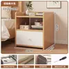 Estante de Almacenamiento para Mesita de Noche para Dormitorio del Hogar 2025 Popular Pequeño Gabinete de Almacenamiento para Mesita de Noche Reemplazo de Estantería Gabinete de Almacenamiento