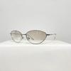 Gafas de Sol Ojo de Gato Metálicas Retro Coreanas para Mujer 2025 Nuevo Estilo Personalizadas Fotografía Callejera Marrones Redondas para Cara Redonda con Protección UV