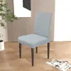 Funda elástica para silla con tacto de algodón y lino, tipo universal, cobertura completa, nuevo modelo 2026, para mesa de comedor, uso en casa, funda de silla integrada