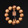 Pulsera de Cuentas de Madera de Palo de Rosa Negro Africano para Buda, Joyería Unisex para Pareja, Pulsera de Secuoya y Sándalo