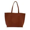 Bolso de Mano Retro de Patchwork de Gran Capacidad para Mujer 2026 Nuevo Estilo Bolso Sencillo de Color Sólido para Hombro Bolso Tote Versátil
