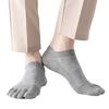 Diez pares de calcetines invisibles para hombre con envío gratis, calcetines de cinco dedos, calcetines de barco de verano de boca baja de silicona antideslizante para hombre, calcetines para dedos, ventas directas de fábrica