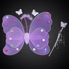 Ropa para actuación infantil de jardín de niños Vestido de actuación de princesa Alas de mariposa de ángel Traje de cuatro piezas