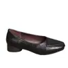 Sapatos Femininos de Couro Macio Moda 2026 Nova Coleção Primavera/Verão Solado Macio Casuais Retrô Salto Bloco Confortáveis Versáteis Sapatos de Um Sola para Mães