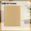 Estilo Minimalista Couro em Branco Caderno de Folhas Soltas DIY Álbum de Fotos de Crescimento Livro de Memórias Folhas Soltas Esboço Caderno Criativo