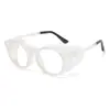 Gafas de Estilo Nuevo Marco Redondo Tr90 Gafas para Baño Gafas Anti-Polen Gafas Anti-Luz Azul Gafas Planas Gafas de Seguridad Protectoras Anti-Vaho