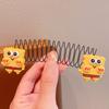 Utensilios para el Cabello Rotos para Niñas Verano Nuevo Celebridad de Internet Dibujos Animados Invisible Parte Trasera de la Cabeza Peine de Inserción Pequeña Niña Torcedor de Cabello