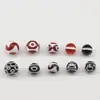 Cuentas redondas de ágata dzi rojo y negro del Tíbet, pulsera DIY de ágata roja, cuentas redondas de ágata, cuentas sueltas, accesorios dzi de tres ojos