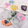 DIY Gota de Cristal Cola Coração Amor Coração Flor de Ameixa Estrelas Asas de Anjo Areia Movediça Pingente Molde de Silicone Ponto