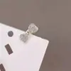 Mini Presilha de Bico de Pato Lateral com Laço de Strass, Grampo de Cabelo de Cristal, Presilha de Cabelo de Alta Qualidade, Mini Presilha para Franja, Acessório de Cabelo