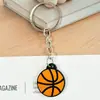 Llaveros creativos de PVC, colgantes de fútbol y baloncesto, accesorios temáticos deportivos y dijes para mochilas - pequeños regalos de goma blanda, disponibles para venta al por mayor