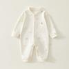 Ropa de Bebé Primavera y Otoño Ropa Interior Básica de Algodón Puro Ropa para Gatear para Bebé Harper Pijamas Primavera y Otoño Mameluco para Recién Nacido