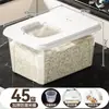 Caja de Almacenamiento de Arroz de Gran Capacidad para el Hogar, Caja Sellada a Prueba de Humedad y Insectos para Almacenamiento de Arroz y Granos, para Gabinete de Cocina