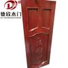 Suministros del Fabricante Decoración para el Hogar Sala de Estar Juego de Madera Maciza Puerta de Dormitorio Pintura Antigua China Puerta de Entrada Insonorizada de Tronco para Habitación