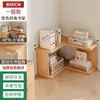 Estantería de esquina simple de madera maciza para montaje en pared, estantería de esquina de madera maciza, estante de almacenamiento de pie, gabinete de almacenamiento para el hogar