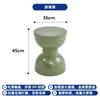 Taburete de plástico estilo crema nórdico para el hogar, taburete para cambiarse los zapatos, banco pequeño para sala de estar, taburete bajo simple para niños, taburete redondo creativo