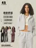 Conjuntos Deportivos de Ropa para Mujer Rs Transfronterizos, Chaquetas, Sudaderas y Pantalones a Juego, Conjuntos Deportivos Estilo Americano de Corte Limpio.