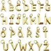 Colgantes Decorativos del Alfabeto Inglés 26, Accesorios Versátiles para Hacer Joyería DIY, Regalos Navideños