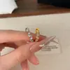 Anel Twist de Zircônia com Diamantes Inteiros para Mulheres, Design Criativo de Cordão de Celular, Nova Moda 2025, Joia de Mão