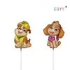 Caricatura Paw Patrol Puesto de Globos Globo de Película de Aluminio Pequeño Archie Venta al por Mayor Decoración de Cumpleaños Fiesta