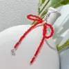 Colgante de Bolsa de Lazo de Cuentas de Vidrio Retro Europeo y Americano Colgante de Teléfono Móvil Cadena de Teléfono Móvil Colgante Goo
