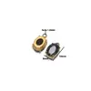 Colgante Minimalista de Acero Inoxidable con Piedra Ovalada Chapado en Oro de 18K con Garras Diamante para Collar Pendiente DIY de Gama Alta Nicho Accesorios
