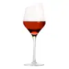 Copa de vino tinto roja oblicua de cristal hecha a mano estilo europeo, copa de champán oblicua, copa de cóctel, copa de Martini, copa de vino