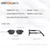 Nuevas Gafas de Sol Polarizadas Estilo Europeo y Americano para Hombres, Marco Pequeño, Gafas Personalizadas con Marco de Metal y Patillas Insertables, Gafas de Sol de Alta Gama para Mujeres