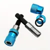 Portabits de Liberación Rápida Hexagonal de 6.35 mm, Varilla de Conexión Magnética de Autobloqueo, Soporte de Almacenamiento para Puntas de Taladro/Destornillador Eléctrico
