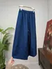 [Li] Pantalones casuales versátiles retro de jacquard estilo chino nuevo colección otoño 2026 cintura elástica con bolsillos estilo chino