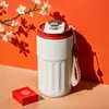 Caneca de Café Clássica Medição Inteligente de Temperatura Caneca Portátil Alto Valor de Cor Aço Inoxidável 316 Cordão Atividade Portátil Presente