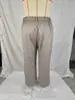 Calças retas folgadas plus size com caimento fluido, novo estilo feminino primavera e outono 2026, cintura média, emagrecimento, calças casuais