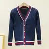 Uniformes de Jardín de Infancia, Uniformes Escolares Estilo Británico Primavera y Otoño, Uniformes de Clase para Estudiantes de Primaria, Conjuntos de Suéter Tejido, Uniformes de Presentación para Coro Infantil