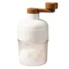 Máquina de hielo manual, pequeña máquina de hielo continua, máquina de hielo desenchufada, caja de hielo, trituradora de hielo manual doméstica