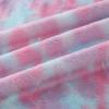 Tejido de Piel de Conejo Tie-Dye Gradiente Arcoíris Piel Sintética de Conejo Terciopelo PV Color Arcoíris Juguete para Mascotas Tela para Muñecas Tela de Felpa