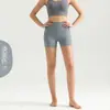 Pantalones de yoga cepillados de doble cara mejorados para mujer, estilo europeo y americano, de cintura alta, shorts deportivos con efecto push-up de melocotón, pantalones de fitness, pantalones de tres cuartos