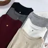 Suéter de punto básico versátil para otoño e invierno, top liso de manga larga con cuello redondo, nuevo, simple y elegante, corte holgado, para mujer, transfronterizo